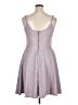 City Studio 100% Polyester Gray Cocktail Dress Size 16w - photo 2
