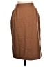 Sag Harbor 100% Wool Solid Brown Wool Skirt Size 12 - photo 2