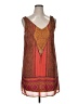 City Triangles 100% Polyester Paisley Orange Casual Dress Size XL - photo 1