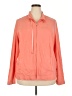 Croft & Barrow Solid Orange Track Jacket Size 2X - photo 1