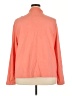 Croft & Barrow Solid Orange Track Jacket Size 2X - photo 2