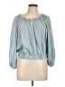Lalavon Blue 3/4 Sleeve Blouse Size L - photo 1