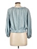 Lalavon Blue 3/4 Sleeve Blouse Size L - photo 2
