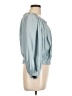 Lalavon Blue 3/4 Sleeve Blouse Size L - photo 4