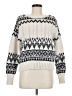 John Paul Richard Chevron-herringbone Ivory Pullover Sweater Size M - photo 1