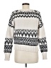 John Paul Richard Chevron-herringbone Ivory Pullover Sweater Size M - photo 2