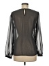 Charming Charlie Black Long Sleeve Blouse Size M - photo 2