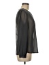 Charming Charlie Black Long Sleeve Blouse Size M - photo 4