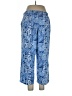 J.Jill 100% Rayon Paisley Blue Casual Pants Size L - photo 2