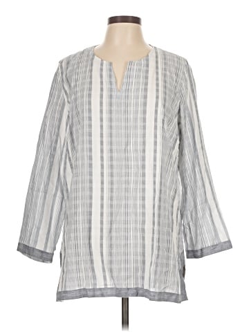 UNTUCKit 3/4 Sleeve Blouse (view 1)