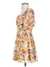 Jun & Ivy 100% Polyester Yellow Casual Dress Size S - photo 5