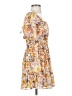 Jun & Ivy 100% Polyester Yellow Casual Dress Size S - photo 4