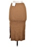 Hem & Thread Solid Tan Casual Skirt Size M - photo 2