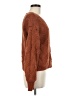 Moon & Madison Chevron-herringbone Brown Pullover Sweater Size M - photo 4