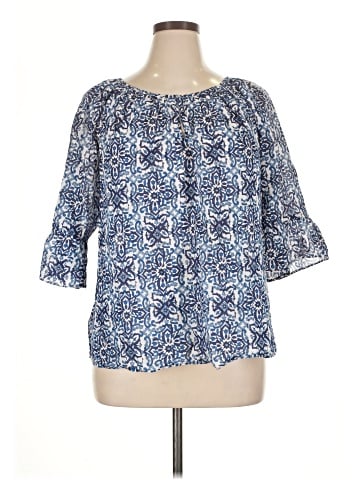 Milly 3/4 Sleeve Blouse (view 1)