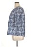 Milly Blue 3/4 Sleeve Blouse Size XL - photo 5