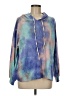 Pink Lily Tie-dye Blue Pullover Hoodie Size M - photo 1