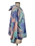 Pink Lily Tie-dye Blue Pullover Hoodie Size M - photo 4