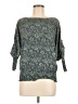 MICHAEL Michael Kors 100% Polyester Green 3/4 Sleeve Blouse Size M - photo 1
