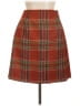 Talbots Plaid Red Casual Skirt Size 10 - photo 1