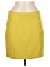 J.Crew 100% Wool Solid Yellow Wool Skirt Size 6 - photo 1