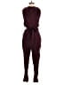 Reiss 100% Polyester Solid Burgundy Jumpsuit Size 6 - photo 1