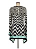 ECI Chevron-herringbone Teal Long Sleeve Top Size M - photo 2