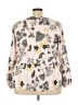 Ann Taylor LOFT Ivory Long Sleeve Blouse Size 22 - photo 2
