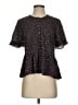 Madewell Polka Dots Black Short Sleeve Blouse Size S (estimated) - photo 1