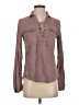 SO Brown Long Sleeve Blouse Size S - photo 1