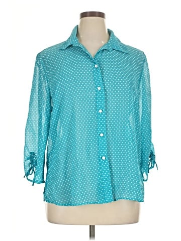 Draper's & Damon's 3/4 Sleeve Blouse (view 1)