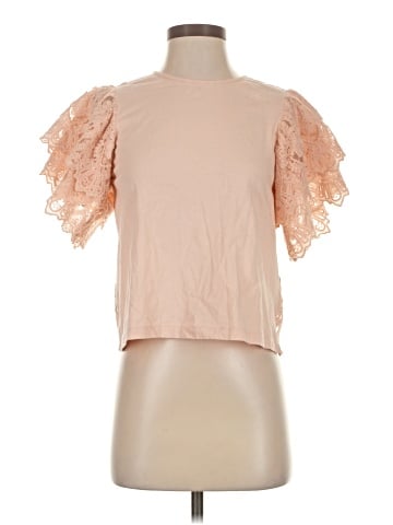 Forever That Girl for Anthropologie Short Sleeve Top (view 1)