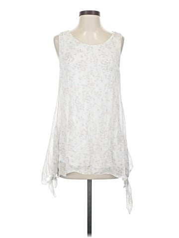Giusy Sleeveless Silk Top (view 1)
