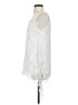 Giusy 100% Silk Floral White Sleeveless Silk Top Size S - photo 5