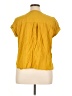 Rose + Olive Yellow Short Sleeve Blouse Size XL - photo 2