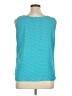 Draper's & Damon's 100% Polyester Teal Sleeveless Blouse Size XL - photo 2