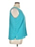 Draper's & Damon's 100% Polyester Teal Sleeveless Blouse Size XL - photo 4