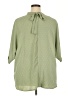Shein Curve Green 3/4 Sleeve Blouse Size 20 Plus (4) - photo 2