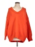 Free People Solid Orange Pullover Sweater Size S - photo 1