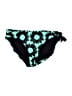 Assorted Brands Print Teal Black Swimsuit Bottoms Size M - photo 1