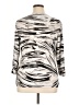 JM Collection Silver 3/4 Sleeve Top Size XL - photo 2