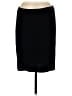 Eileen Fisher Solid Black Wool Skirt Size M - photo 1