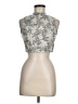 Soprano Silver Sleeveless Blouse Size M - photo 1