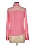 Candie's 100% Polyester Pink Long Sleeve Blouse Size M - photo 2