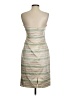 Kay Unger Stripes Tan Cocktail Dress Size 4 - photo 2