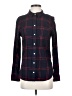Gap Plaid Black Long Sleeve Button-Down Shirt Size XS - photo 1