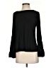 Hount Black Long Sleeve Top Size S - photo 1