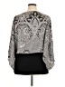 Cha Cha Vente Silver 3/4 Sleeve Blouse Size 1X - photo 2