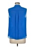 Tommy Hilfiger Blue Sleeveless Blouse Size M - photo 2