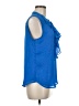 Tommy Hilfiger Blue Sleeveless Blouse Size M - photo 4